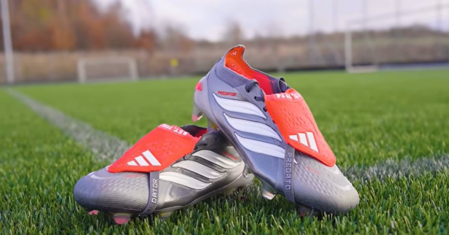 Jude Bellingham wearing Adidas Predator cleats on the football pitch