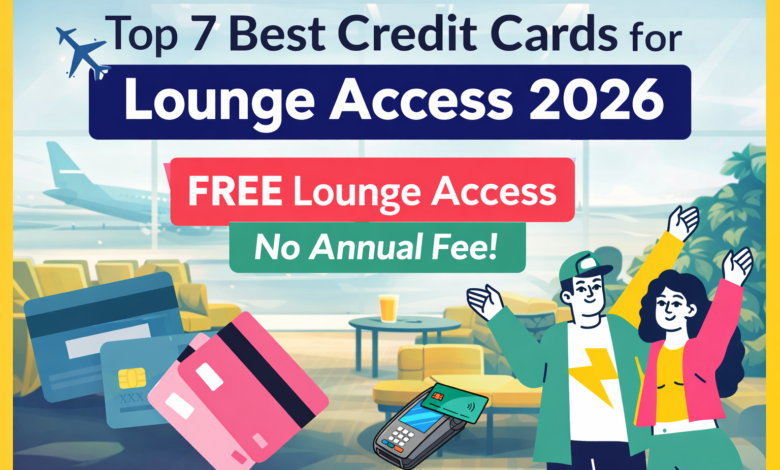 Top 7 Best Credit Cards for Lounge Access in 2026 (Free Entry + Low Fees)